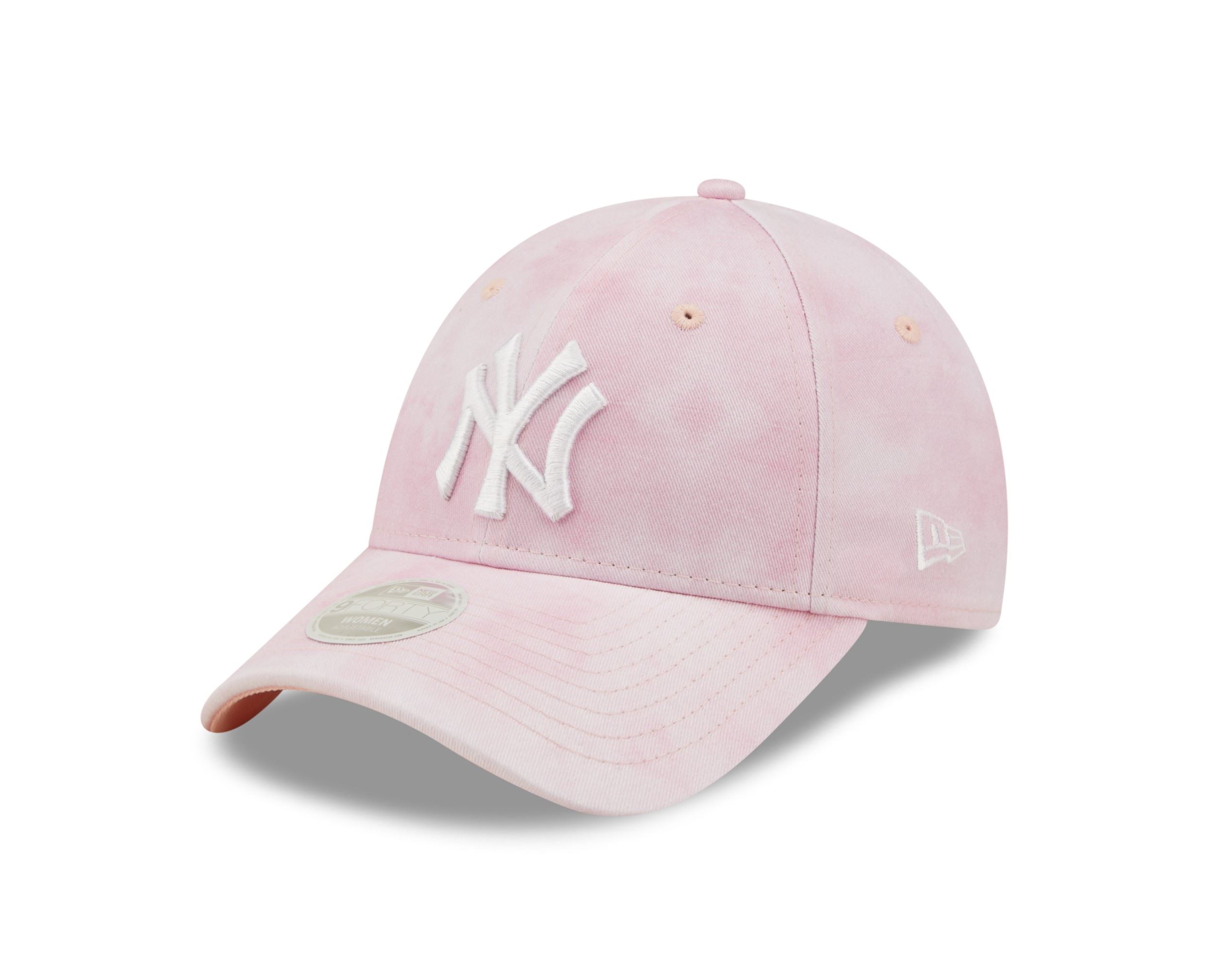 New York Yankees MLB Tie Dye Pink 9Forty Adjustable Women Cap New Era