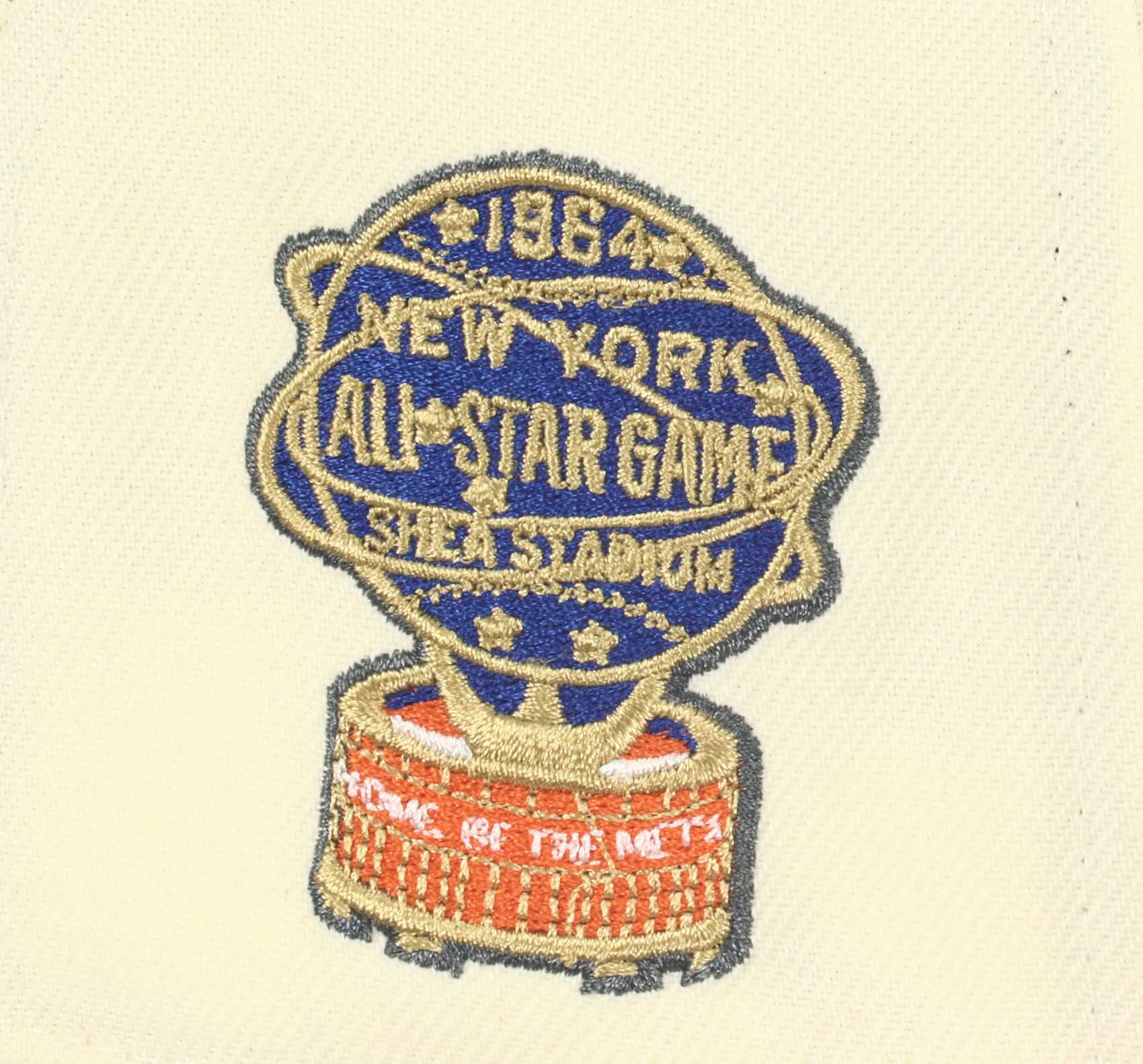 New York Mets Creme White 59Fifty Basecap New Era