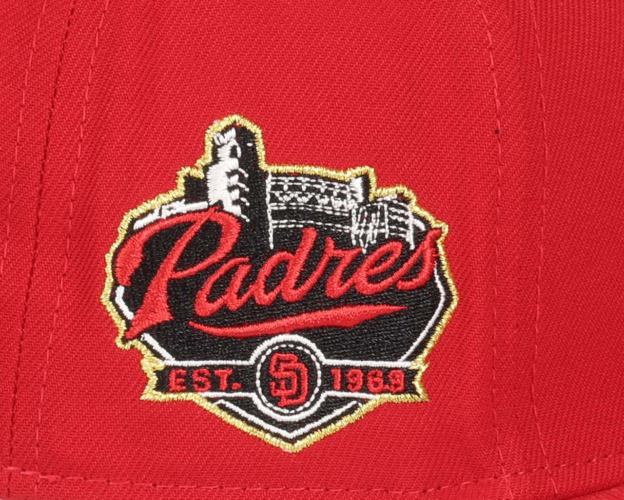 San Diego Padres MLB  Established 1969 Sidepatch Scarlet Red 59Fifty Basecap New Era