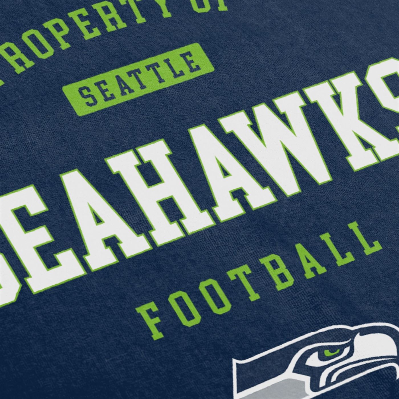 Seattle Seahawks NFL 2024 Strandtuch Badetuch Handtuch Blau Foco