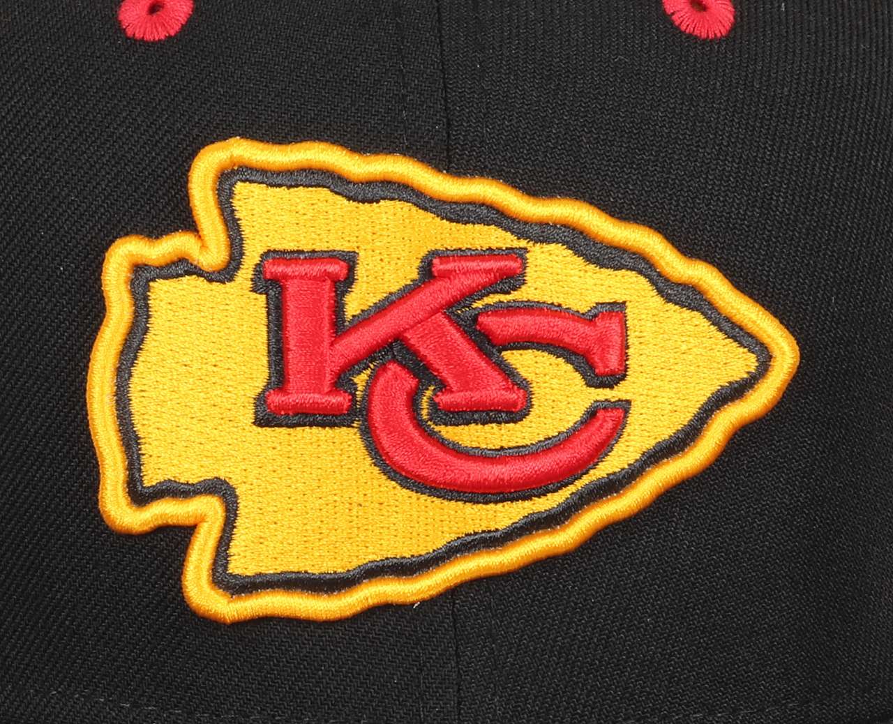 Kansas City Chiefs NFL Team Colour 60 Seasons Sidepatch Black 9Fifty Snapback Cap New Era